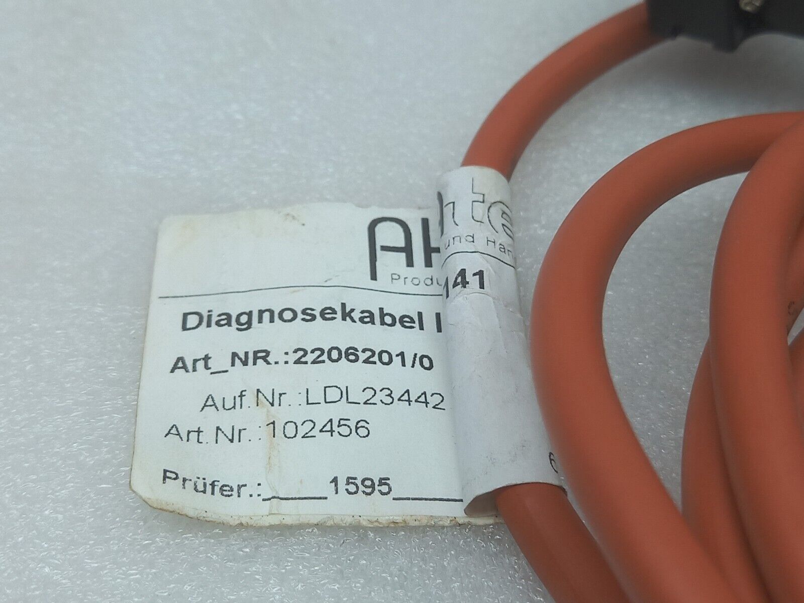 Steyr Motors 2206201/0 Diagnose Cable 2206201-0 102456 LDL23442