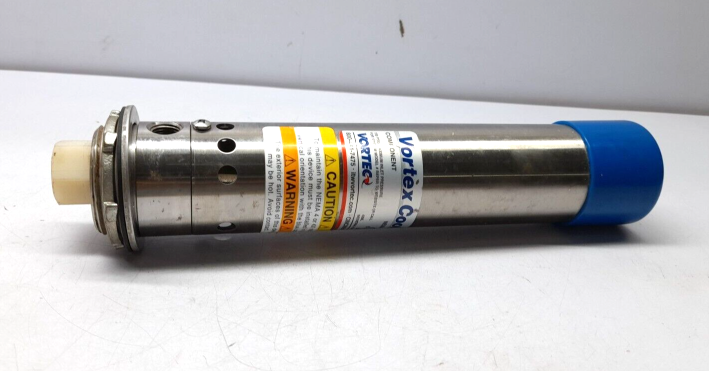 Vortex Cooler 150 PSIG Maximum Inlet Pressure