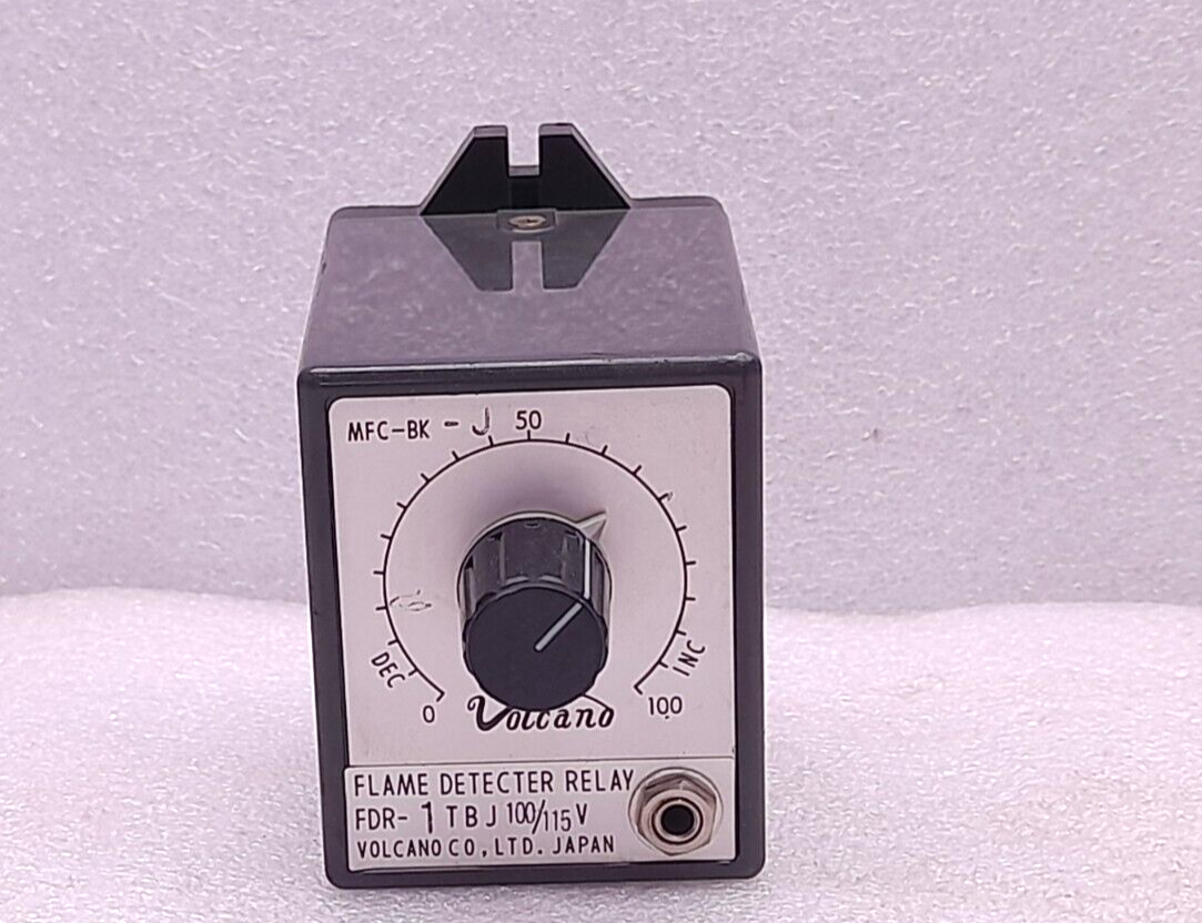 Volcano FDR-1TBJ Flame Detector Relay 100/115V MFC-BK-J 8Pin