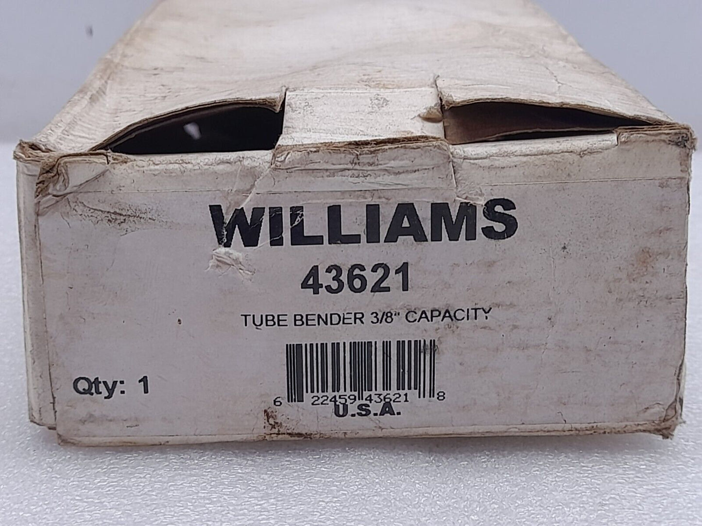 Williams 43621 Tube Bender 3/8” Capacity 3/16” - 1/4” - 5/16” - 3/8”