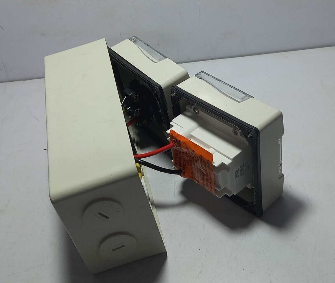 Clipsal 56C310RC RCD Protected Switch Socket Outlet / Three Pin / 10A 30mA