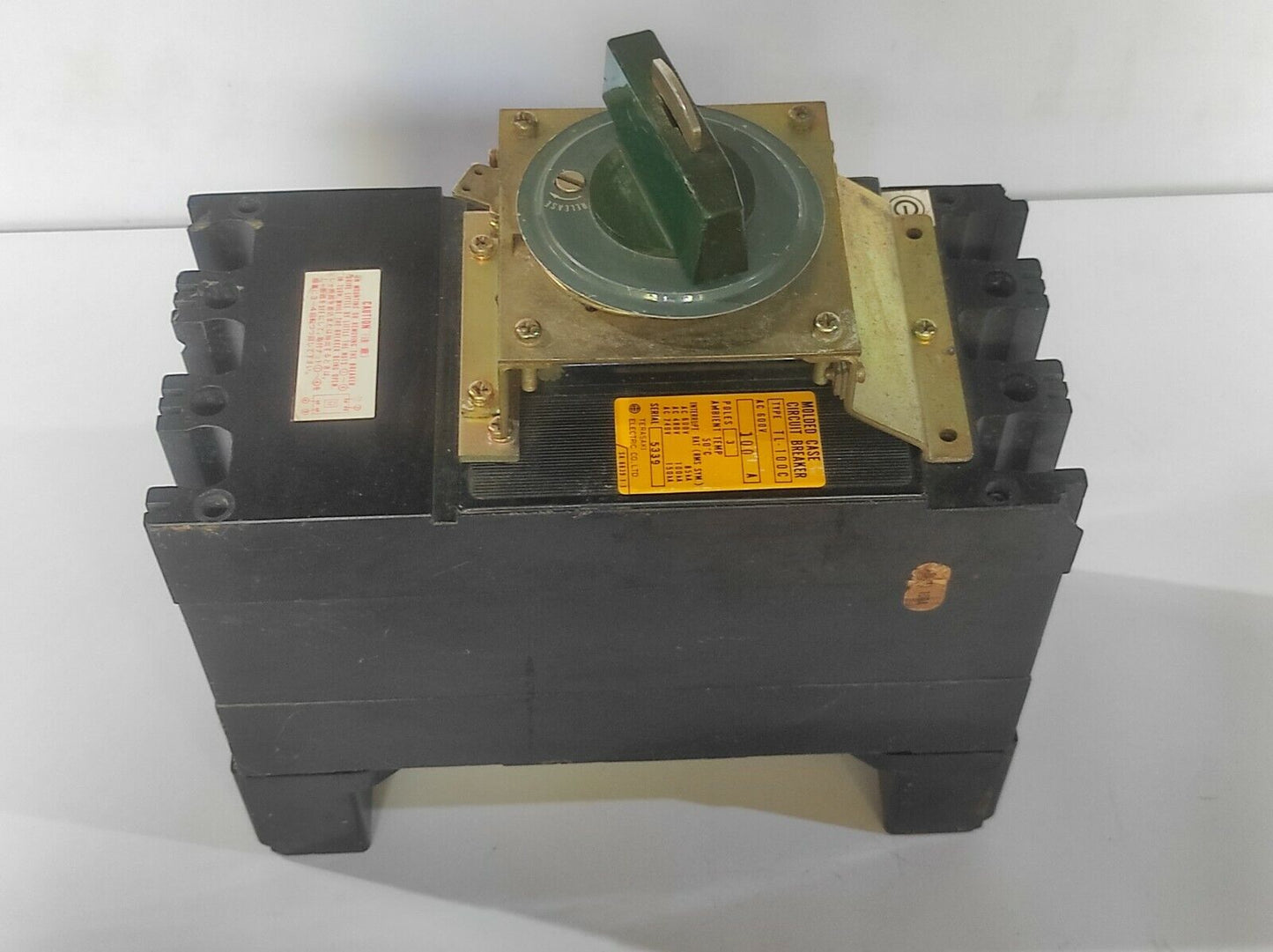 Terasaki TL-100C Molded Case Circuit Breaker 100A AC 600V Poles 3