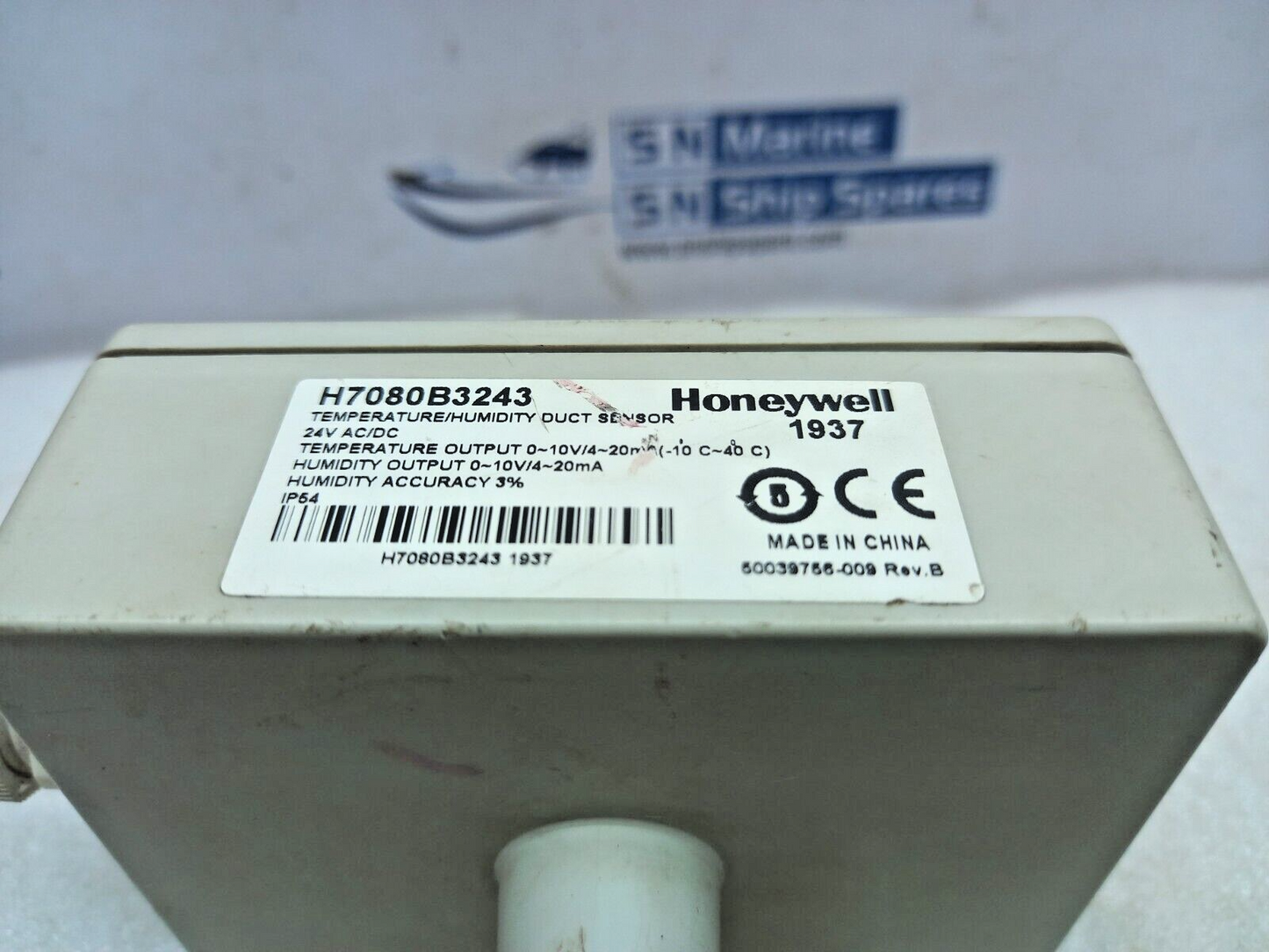 Honeywell H7080B3243 Temperature/Humidity Duct Sensor 24V AC/DC