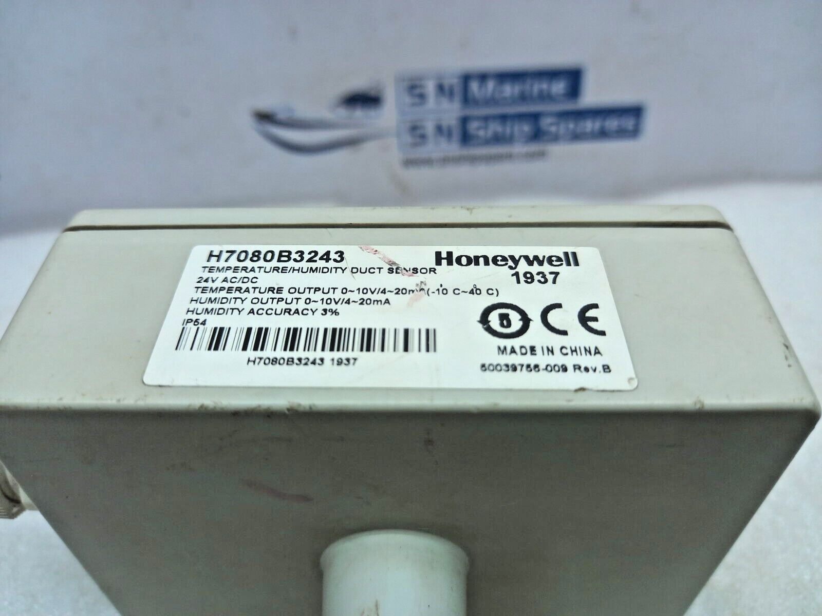 Honeywell H7080B3243 Temperature/Humidity Duct Sensor 24V AC/DC