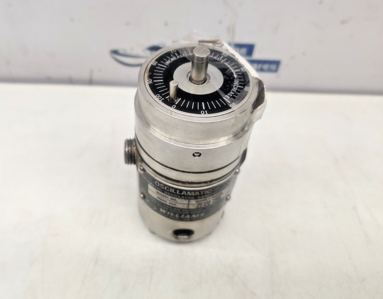 WILLIAMS MARK XIIA Pneumatic Oscillator Pump Controller 30-100Psig 2.1-6.9 Barg