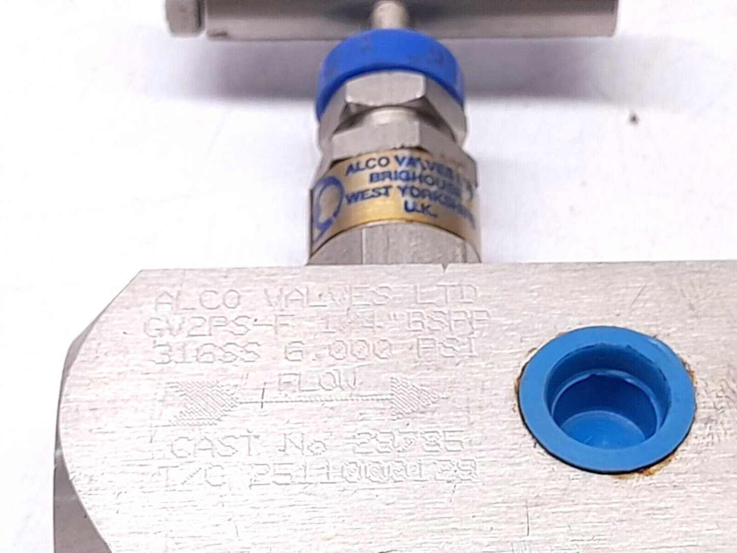 Alco GV2PS-F Valve ¼” BSPP 316SS 6000PSI