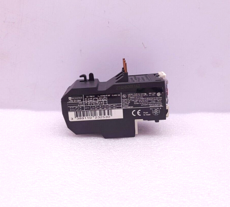 Telemecanique LR2 D1304 Thermal Overload Relay 0.40-0.63A LR2 D13 Ui 750V