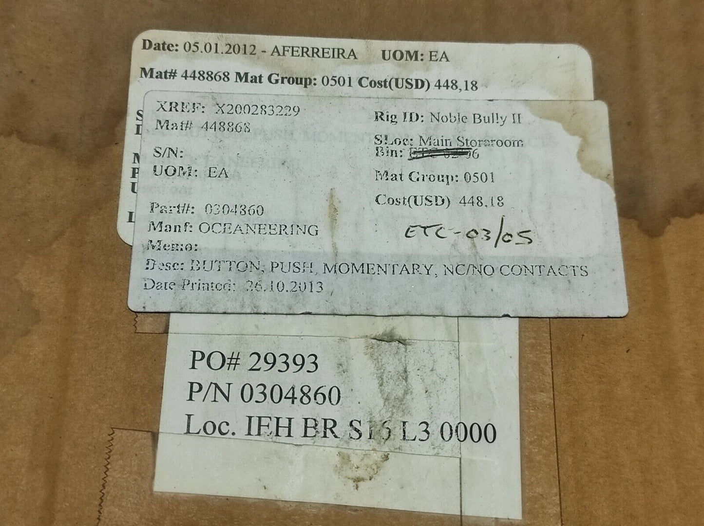 Stahl 8003/113-001-6m Momentary Pushbutton