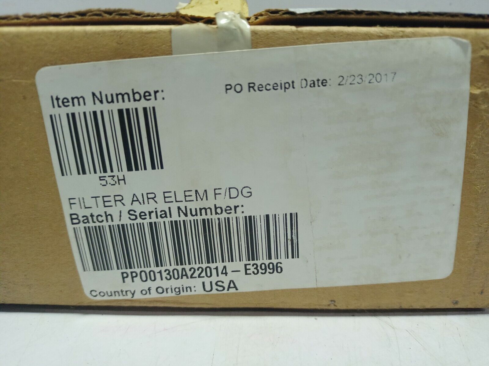 Wilkerson 747117 FRP-95-209 Element Brandt 53H Filter Element