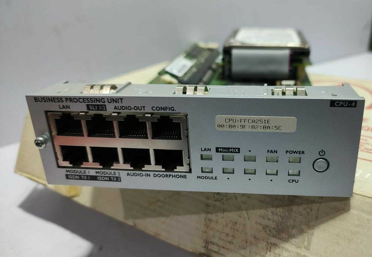 Alcatel 3EH73068ACJB 01 Business Processing Unit CPU-4