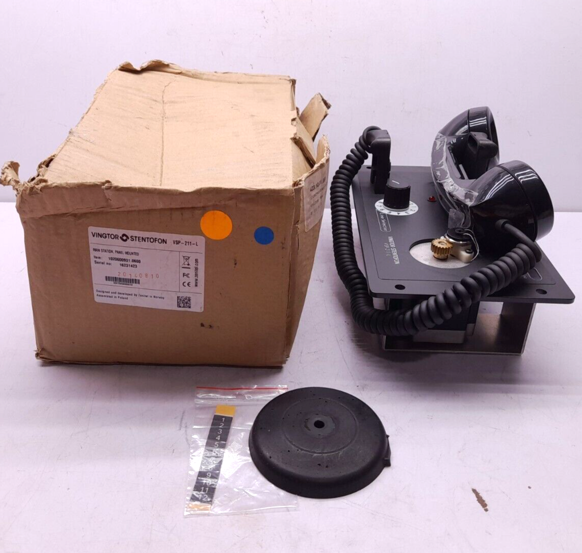 Zenitel Vingtor Stentofon VSP-211-L Soundpowered Telephone 1020600931.0600 Main