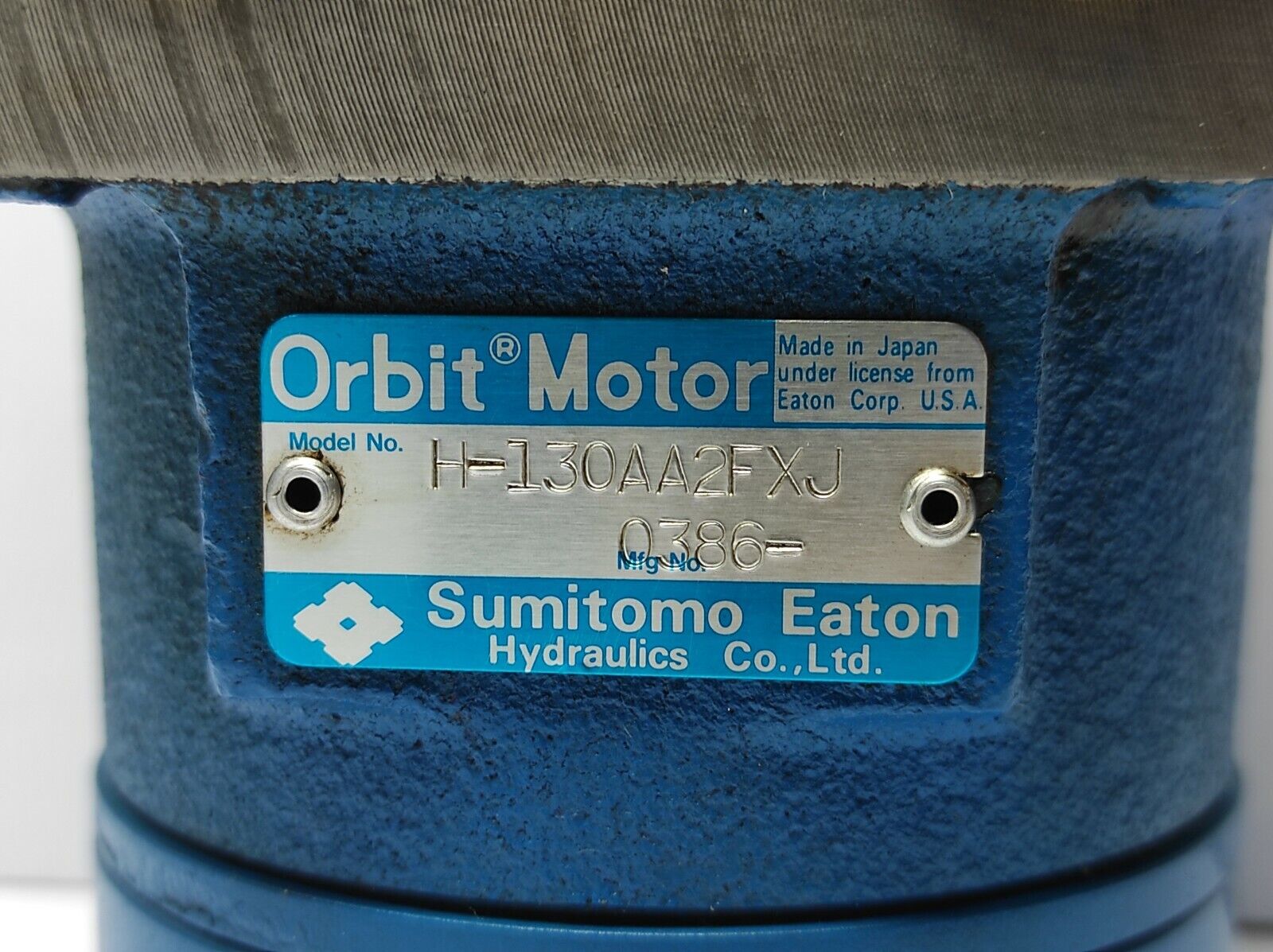 Sumitomo Eaton H-130AA2FXJ Orbit Motor H130AA2FXJ