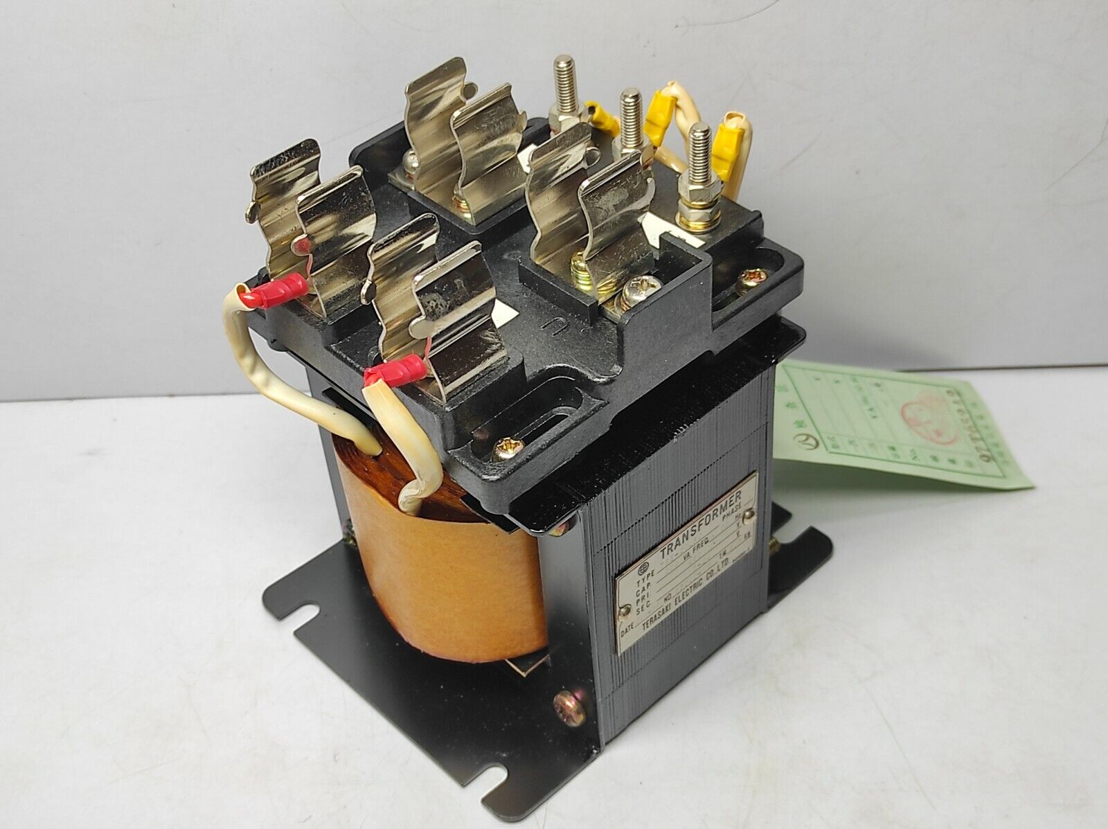 Terasaki TSE-20LFJ Transformer Phase 1 Cap.200VA Freq.60Hz Pri. 460V Sec. 115-24