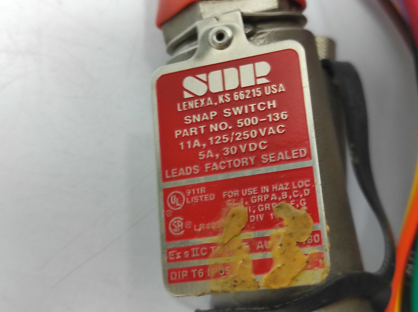 Static O Ring 6AH-AG2-M4-CIX-X3 Pressure Switch SOR 6AHAG2M4CIXX3