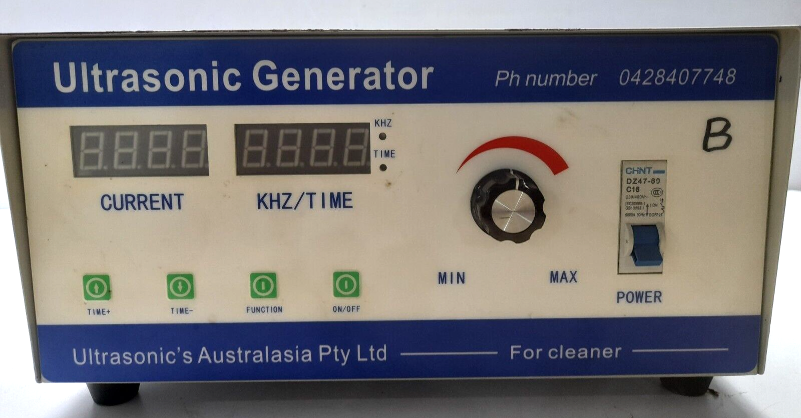 Ultrasonic’s Australasia KM-1800 Ultrasonic Generator U-4831.001 AC220V 50Hz Fre