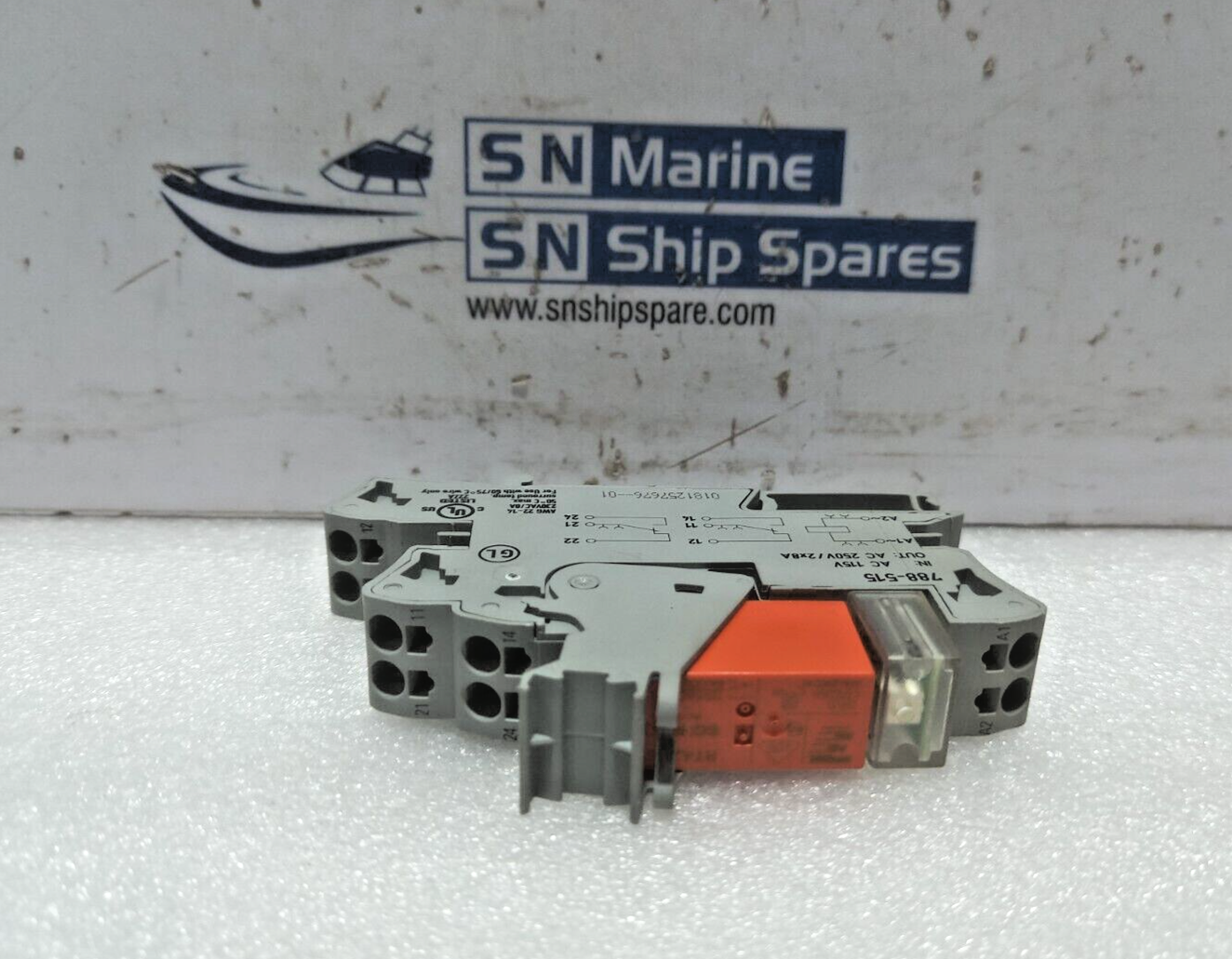 Wago 788-515 Relay In: AC 115V Out: AC 250V/ 2x8A