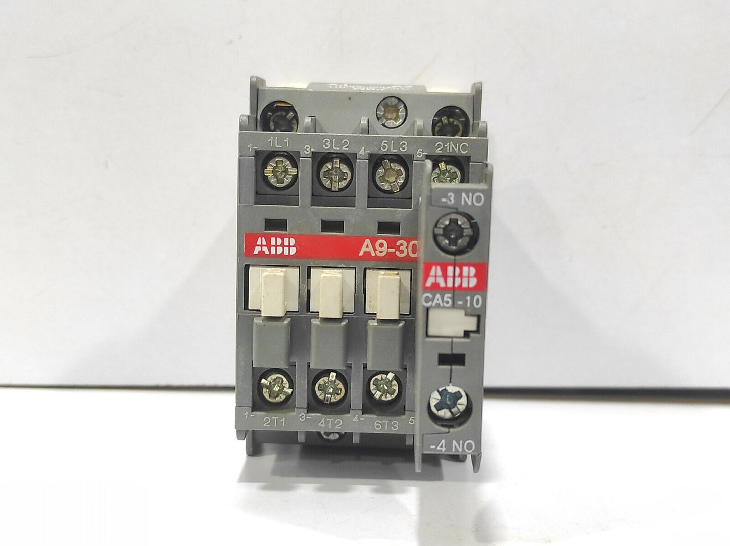 ABB A9-30-01 Contactor With ABB CA5-10 Auxiliary Contactor 2-Pcs Lot Sale