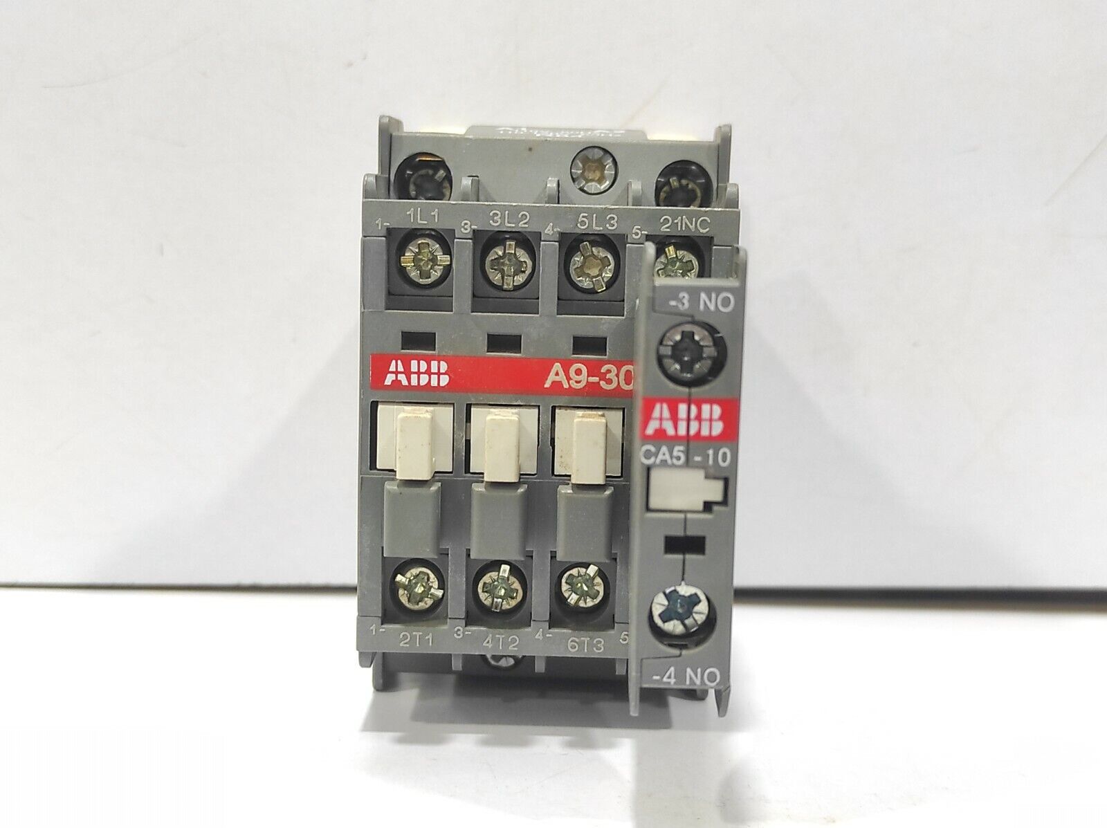 ABB A9-30-01 Contactor With ABB CA5-10 Auxiliary Contactor 2-Pcs Lot Sale