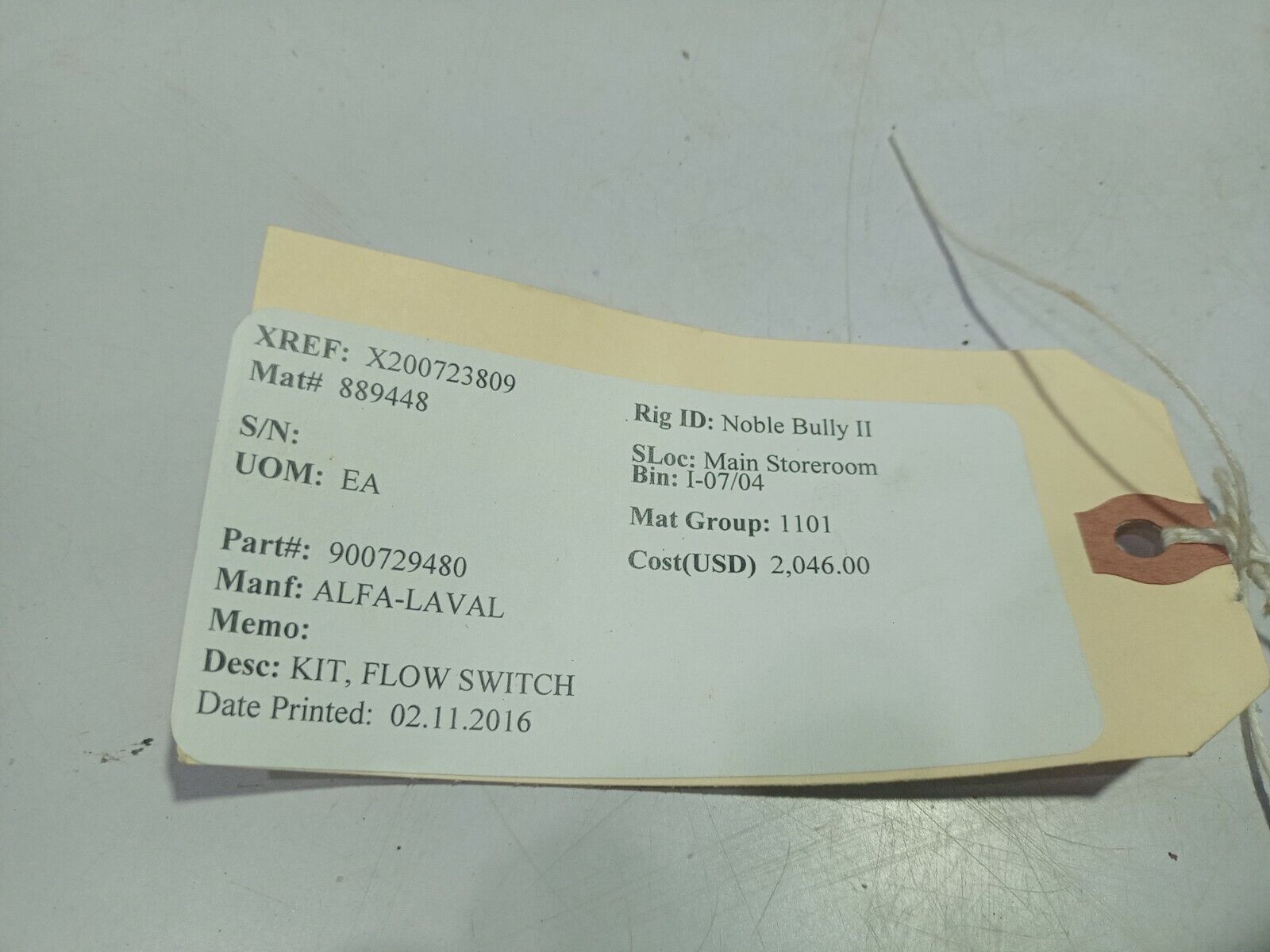 SMC PF3W704-F03-B-M Flow Switch Kit Alfa-laval 900729480 / PF3W704F03-BM (1)