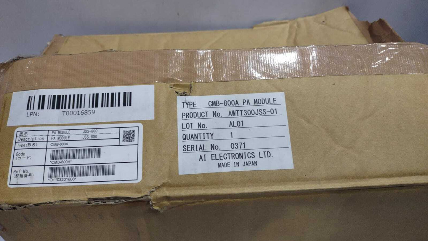 AI Electronics CMB-800A PA Module JSS-800 AWTT300JSS-01 / JRC CMB-800A PA