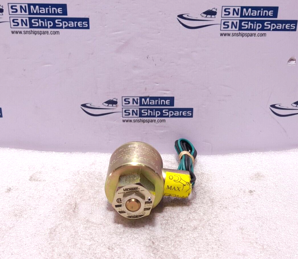 Vickers SV3E-10-0-0-24D0 Solenoid Valve 24VDC Type NO NOV 7024A428