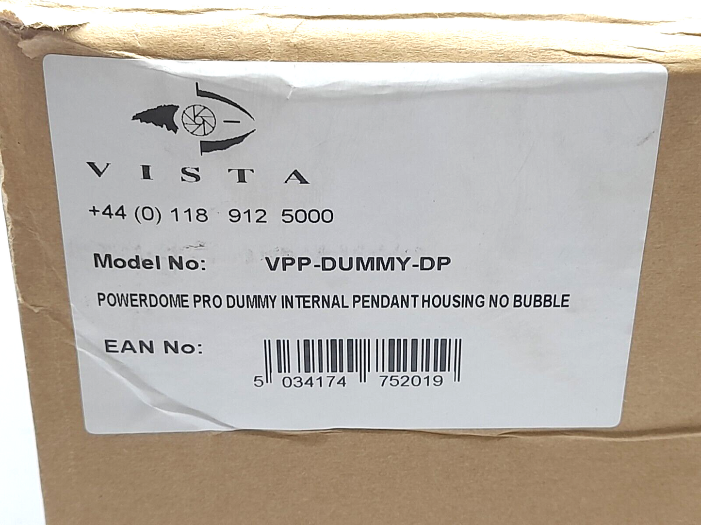 Vista VPP-DUMMY-DP-S Dummy Int Pendant Housing With Smoked Bubble