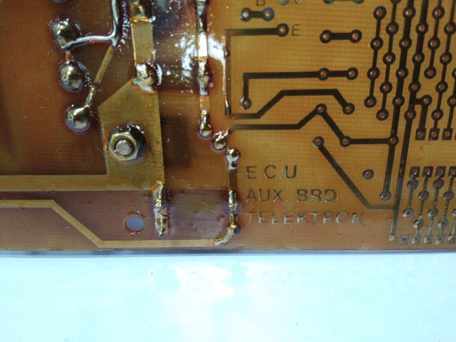 TELEKTRON  18219 E C U AUXILIARY BOARD 18/219 DC DRILLING PCB
