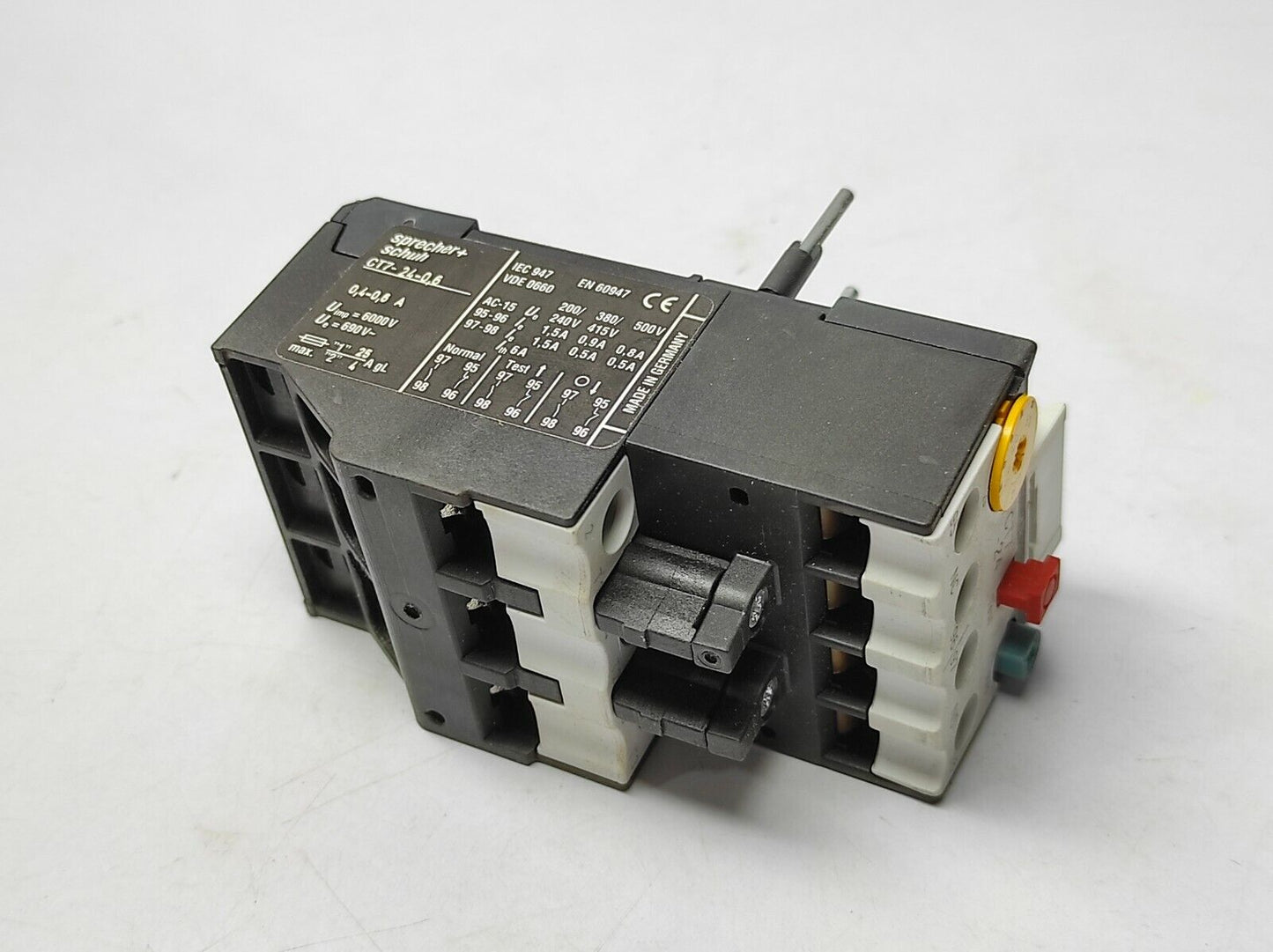 Sprecher Schuh CT7-24-0.6 Thermal Overload Relay CT7-24