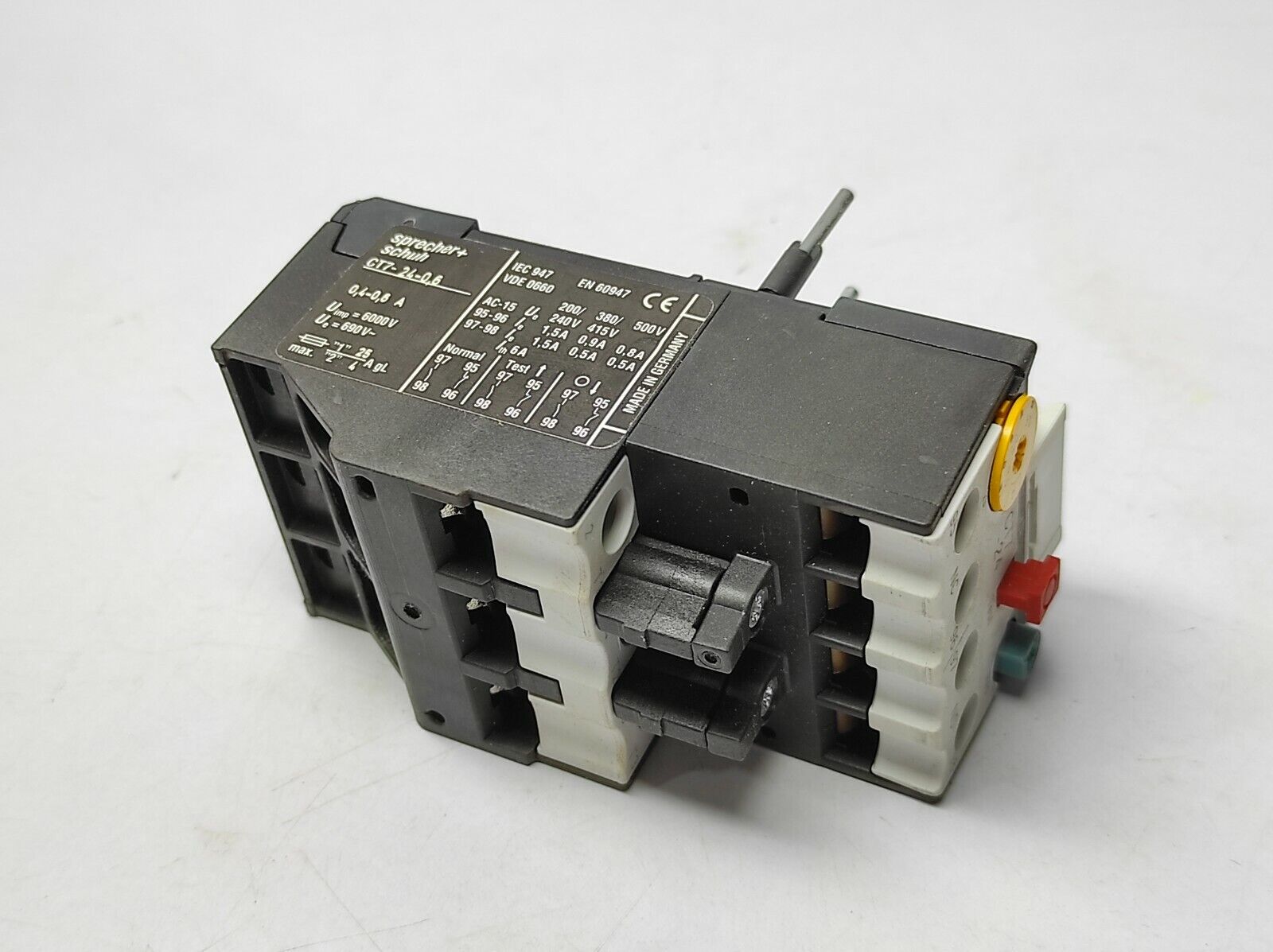 Sprecher Schuh CT7-24-0.6 Thermal Overload Relay CT7-24