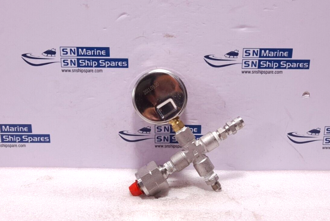 Accumulators Inc. Pressure Gauge Assembler 0-400 Bar 0-5000 PSI