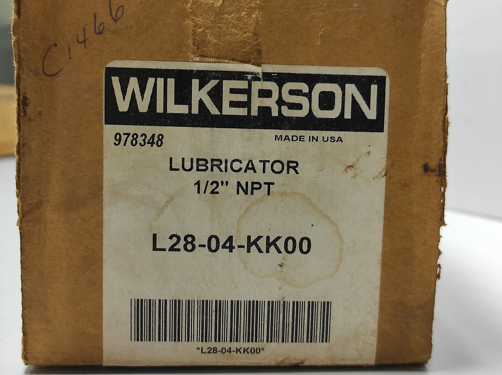 Wilkerson L28-04-KK00 Lubricator ½” NPT L2804KK00