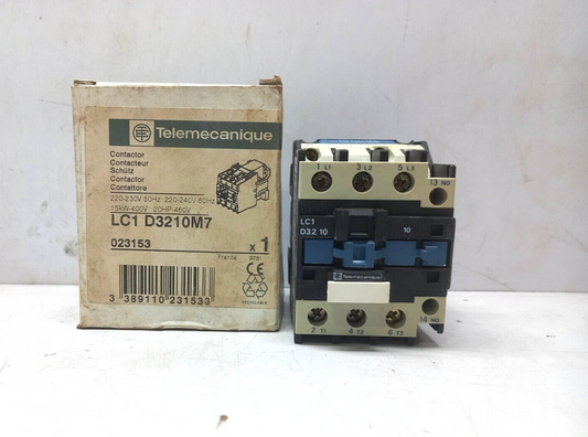 Telemecanique LC1 D3210M7 Contactor 220-230V 50Hz 220-240V 60Hz
