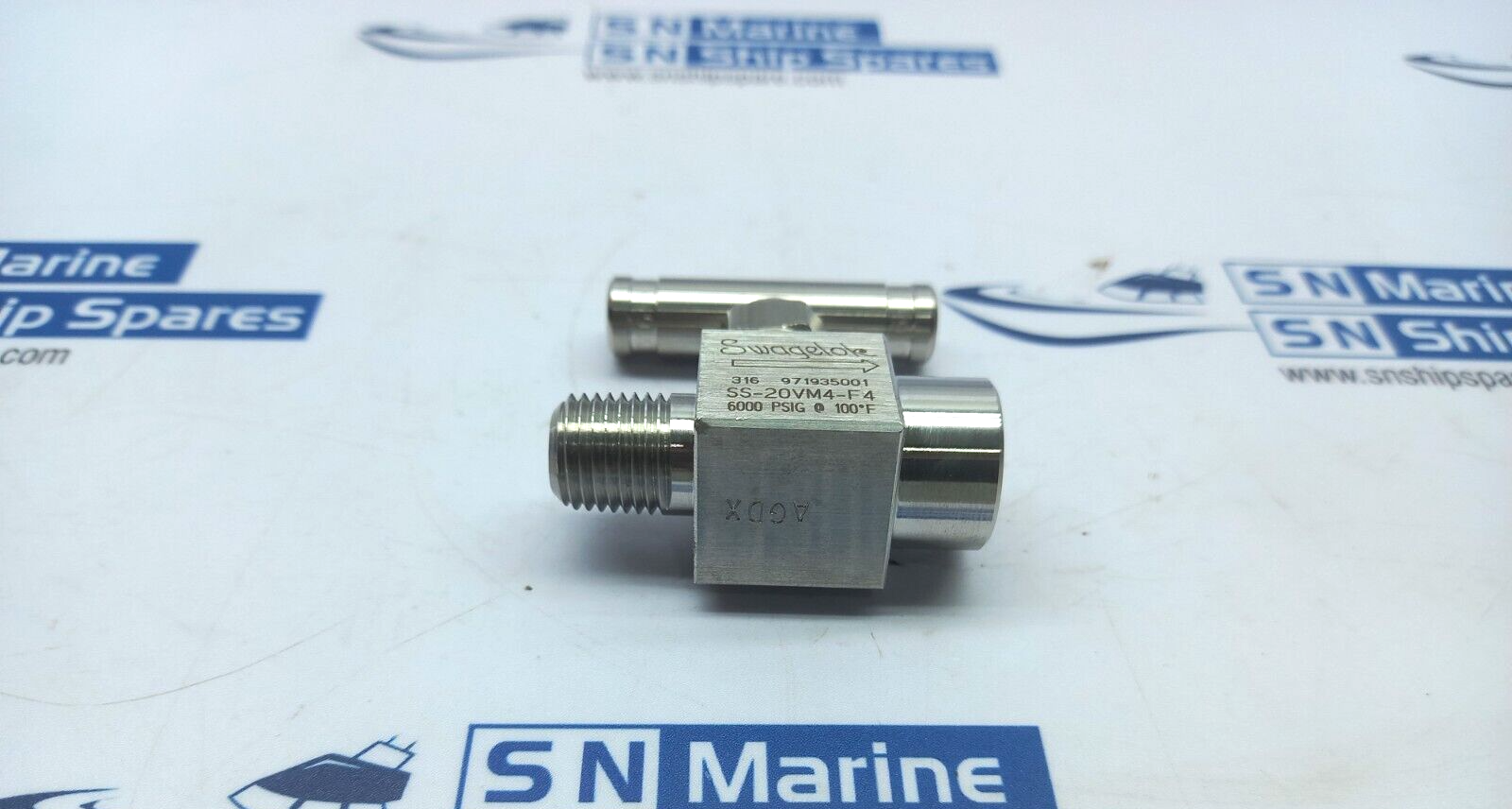 Swagelok SS-20VM4-F4 Integral Bonnet Needle Valve 6000Psig 100F Nov 1120629