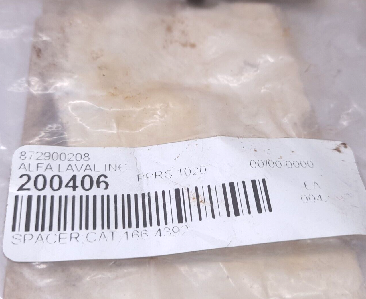 Alfa Laval 872900208 Cat 166 4392 Spacer