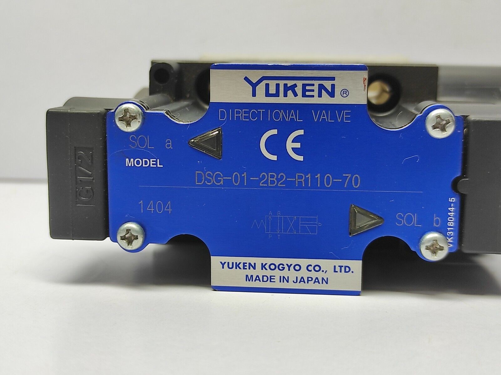 Yuken DSG-01-2B2-R110-70 Directional Valve DSG012B2R11070