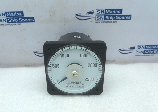 Zeefax Limited 0-2500 AC Amperes Panel Meter 0-2500AC