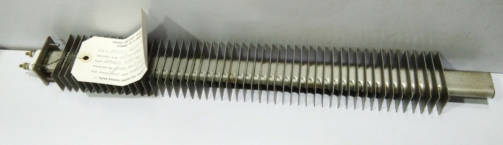VALAD VENT DUCT/SPACE HEATER DFMHLL-7-44-1 HEATER HEATING ELEMENT 440VAC VALAD E