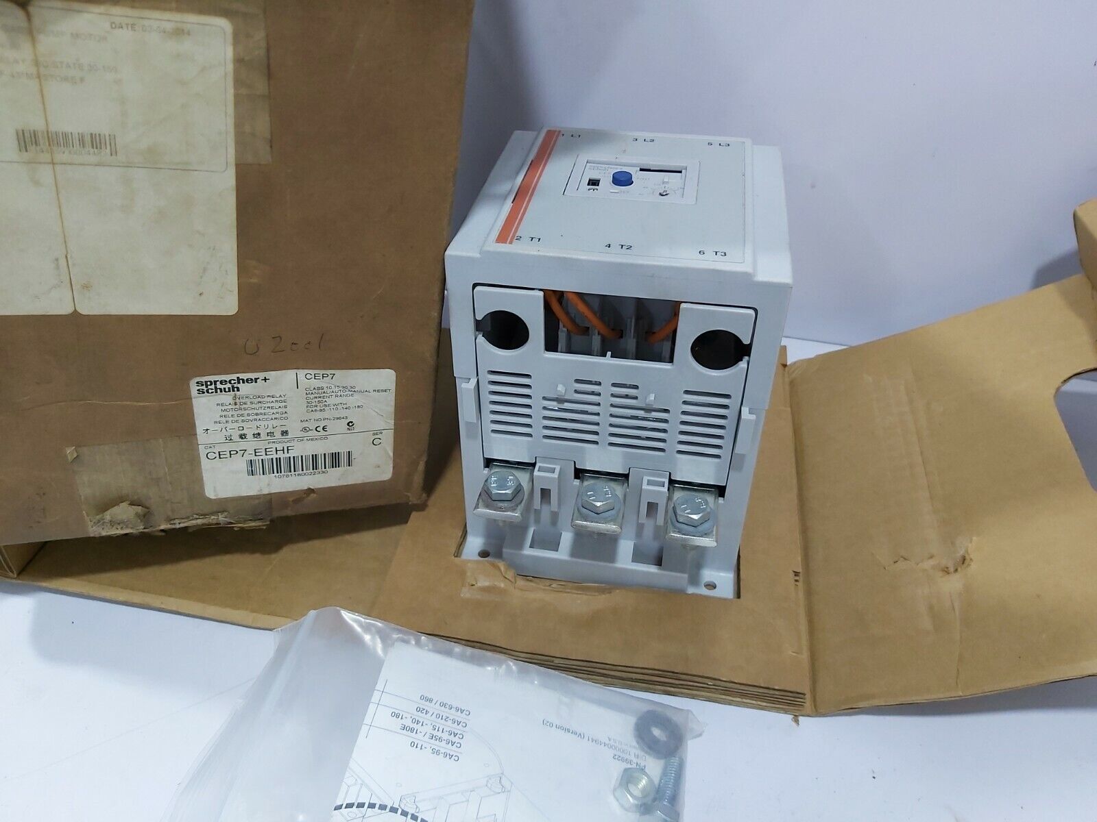 Sprecher Schuh CEP7-EEHF Over Load Relay CEP7EEHF