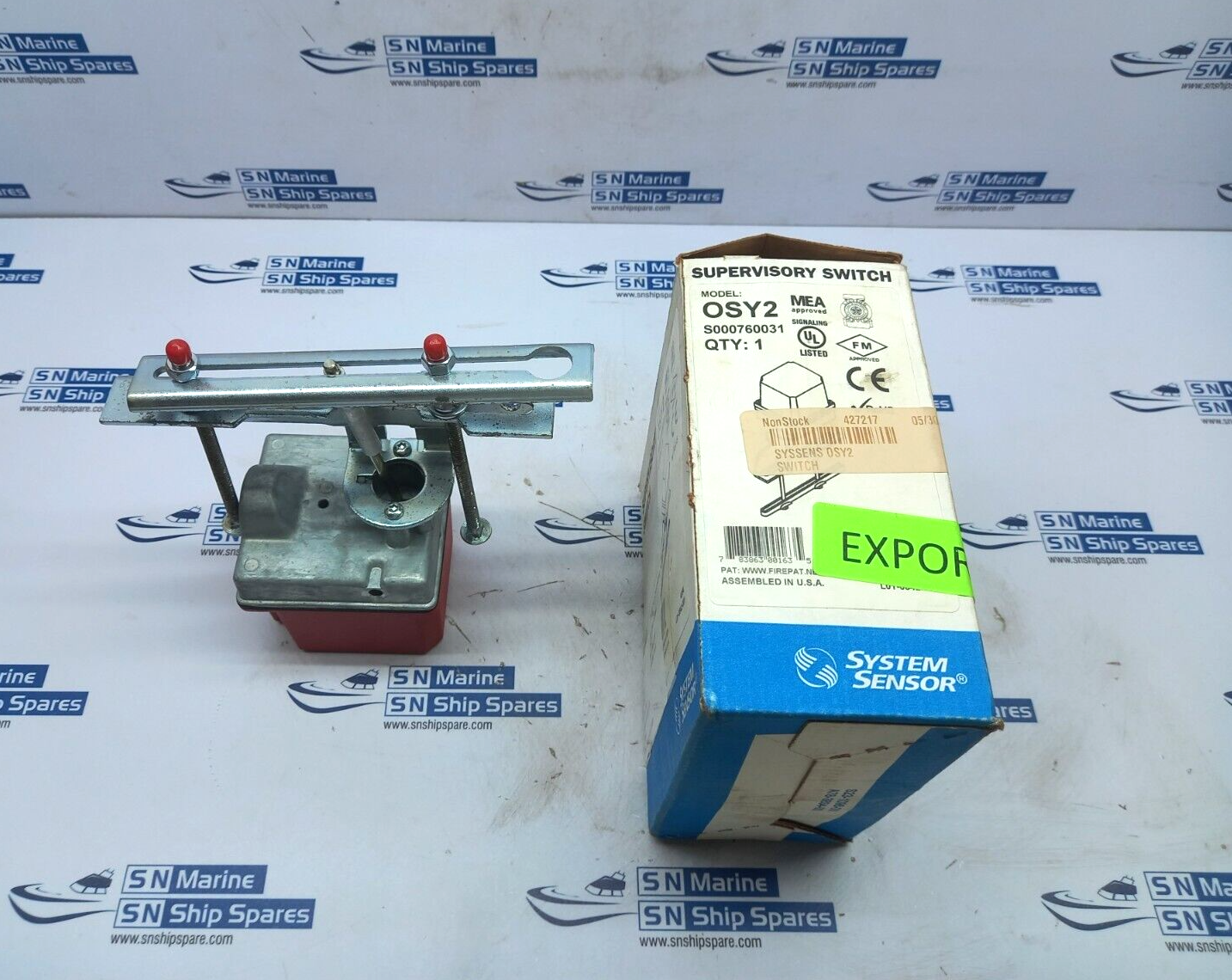Sensor System OSY2 Supervisory Switch 125/250Vac 10.0A 24Vdc 2.5A