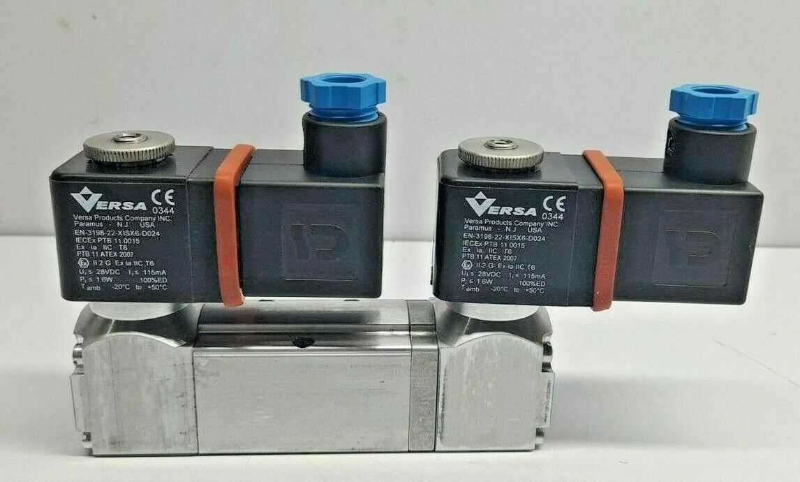 Versa KXX-4334-HC-XISX6-D024 Four-Way Valve 24VDC 1.6W