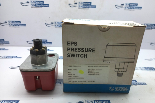 System Sensor EPS120-2 EPS Pressure Switch 300Psi 125/250Vac 10A 1/2Hp