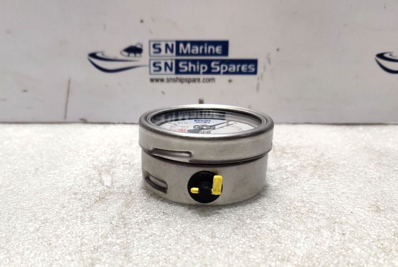 Wikai 232.50.063 Pressure Gauge 0-160Psi 1/4NPT Marsh J7652P
