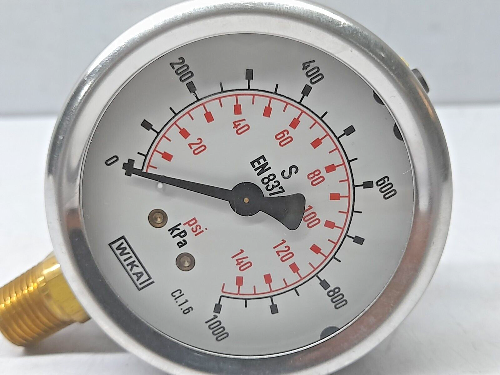 Wika 431218290 Pressure Gauge / EN 837 / S / 0-150 PSI