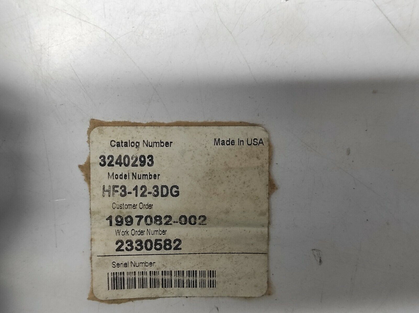 SPX Hankison 3240293 HF3-12-3DG Filter HF3123DG