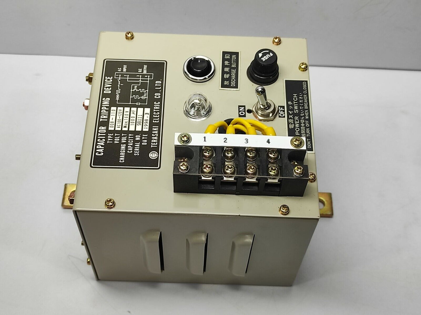 Terasaki OQB-110 Capacitor Tripping Device 0QB-110 Volt AC100~120V