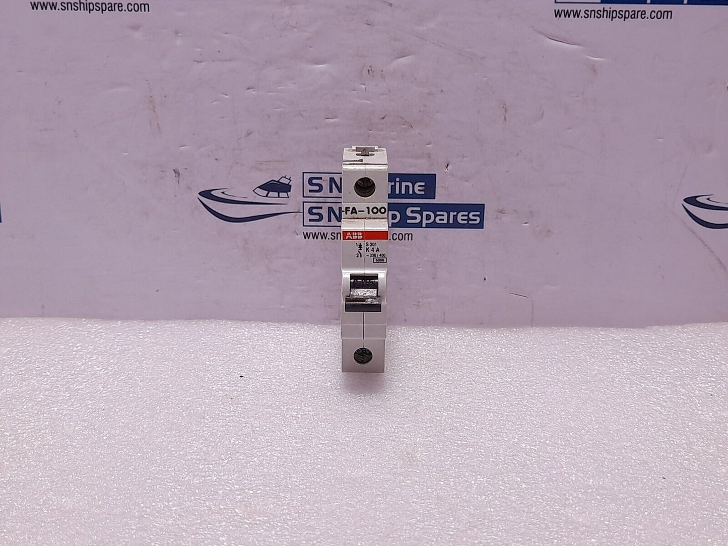 ABB S201-K10 (3PCs), S201-K6 (1PCs), S201-K4 (1PCs), Circuit Breaker - 5PCs/Lot