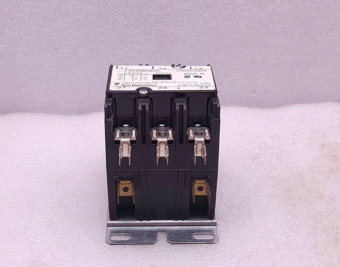 Tyco Electronics 3100-30Q928WA Contactor Model 98 30FLA 40AMP