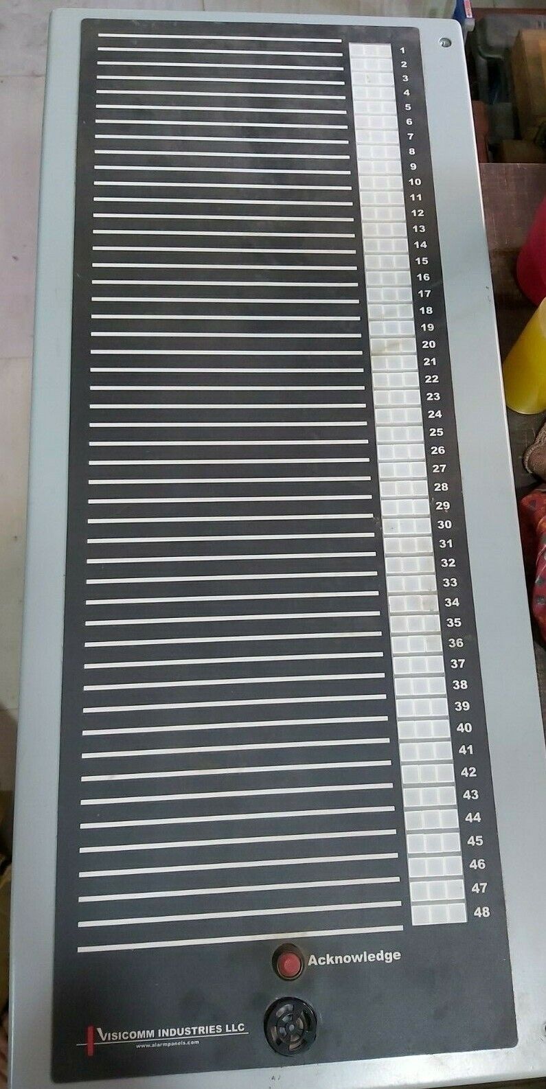 VISICOMM INDUSTRIES NX48C-2B ENGINE ALARM PANEL 