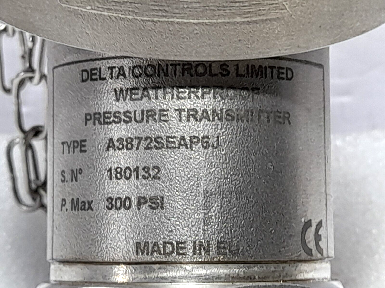 Delta Controls 387 A3872SEAPGJ 180132 Pressure Transmitter Weather Proof IP66 N