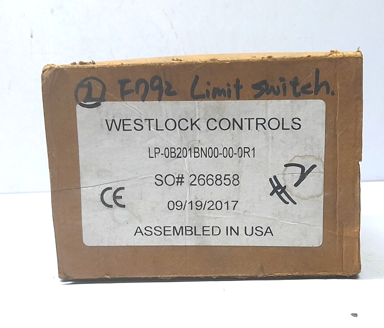 Tyco Keystone LPC-0B201AN00 LP S/Box Top Adj Cams Westlock Controls LP-0B201BN00
